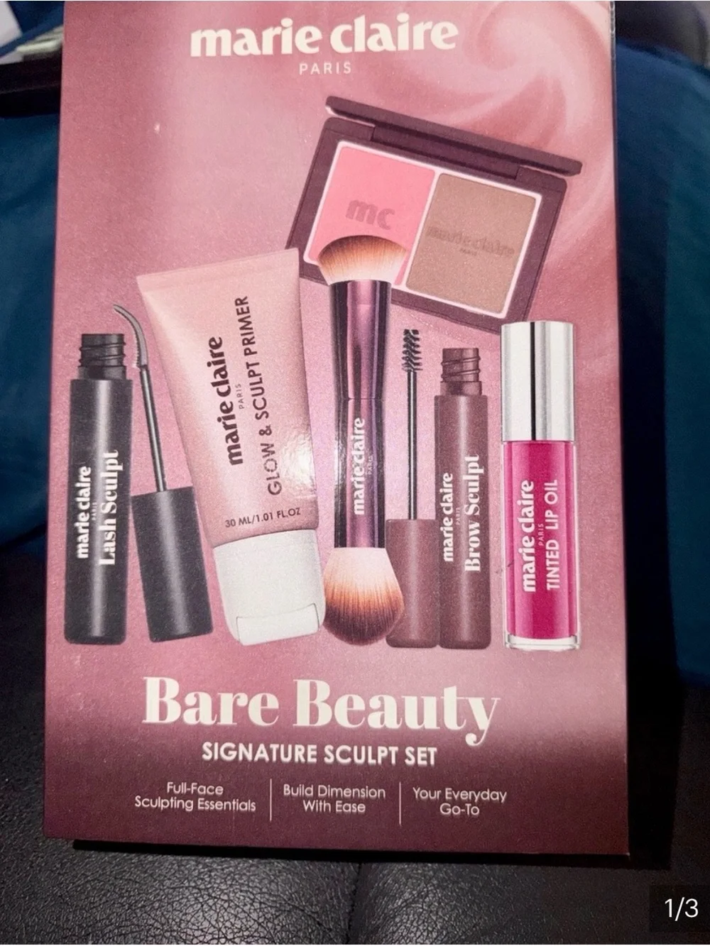 Marie Claire Bare Beauty Signature Sculpt Set — Pink